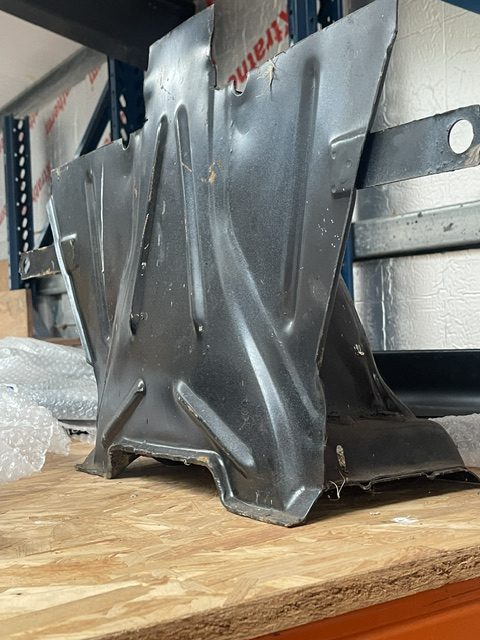 Frame head for Beetle and Karmann Ghia, 1965-1979.