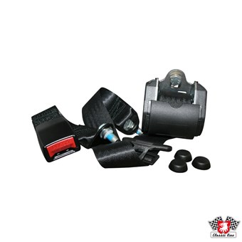 Three-point automatic inertia-reel rear seat belt.