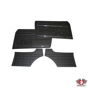 Door & Quarter Panel Card Set, Black, Karmann Ghia (63-74) [141898300]