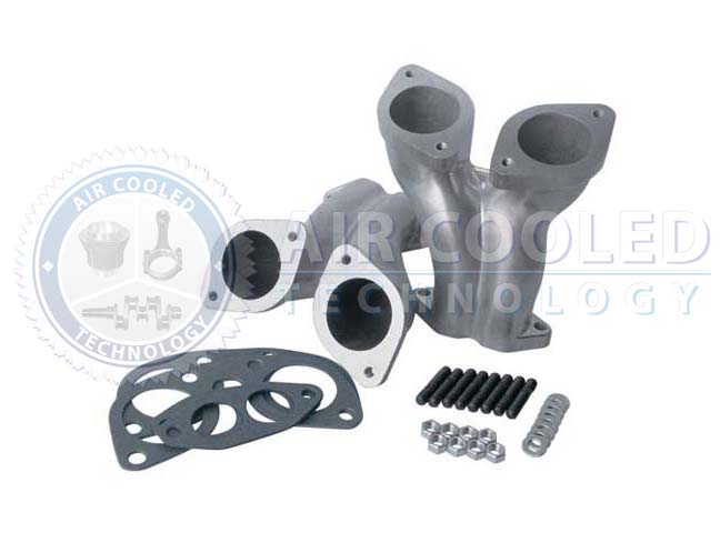 Dual-Port Offset Manifold Kit, Weber IDF and Dellorto DRLA, Type 1