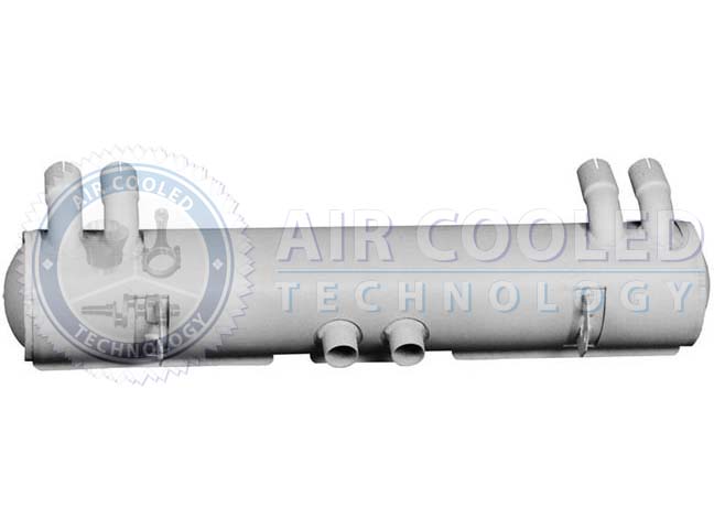 Rear Exhaust Muffler, Porsche 356 B, 356 C and 912 Europa