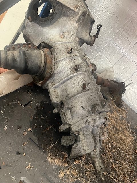 Rare Non-Synchro Crash Gearbox, 1955 Oval Beetle, Original Condition