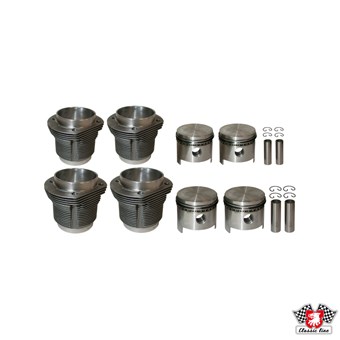 Formula Vee Piston and Cylinder Set, 77mm Bore, 64mm Stroke, Classic Class Spec